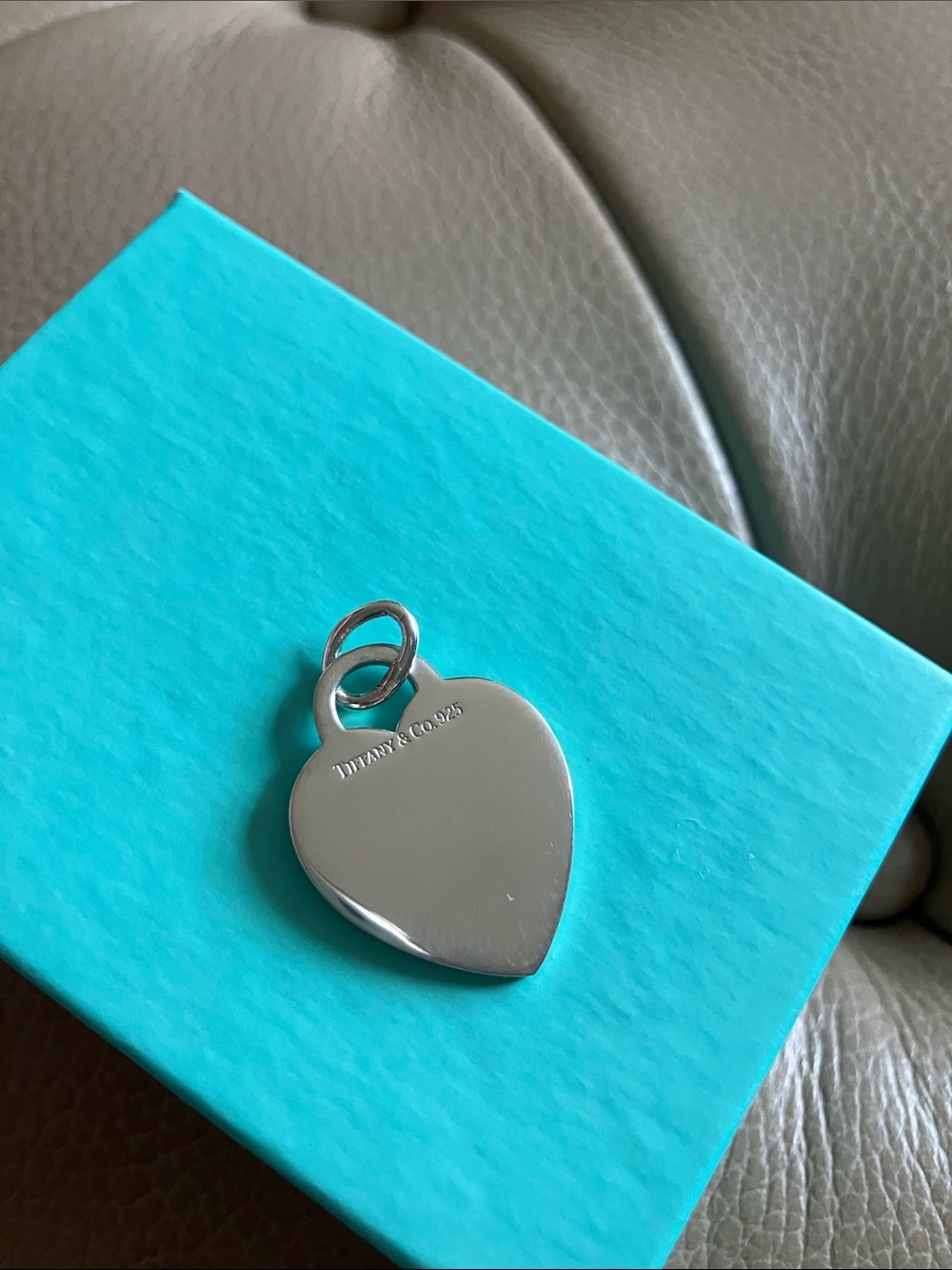 AUTHENTIC Tiffany & Co. Medium Heart Tag Charm - Not engraved